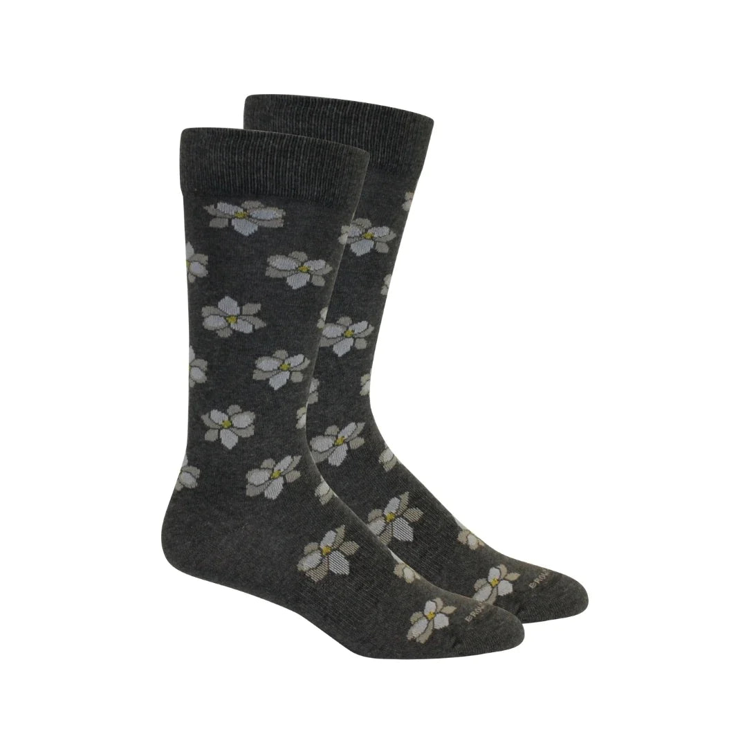 Brown Dog Hosiery Magnolia- Grey Heather