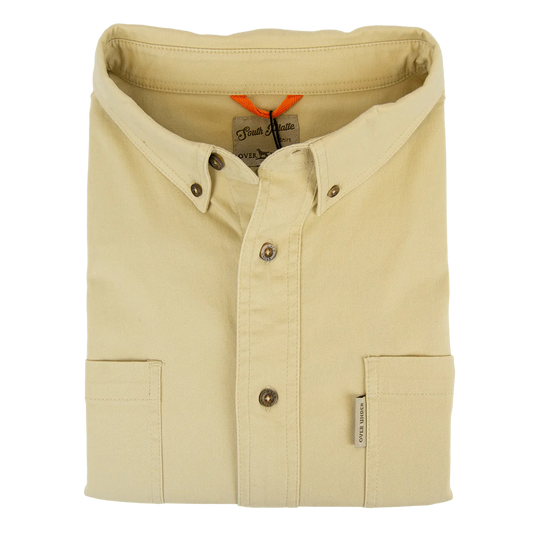 Over Under South Platte Canvas Shirt- Pale Khaki