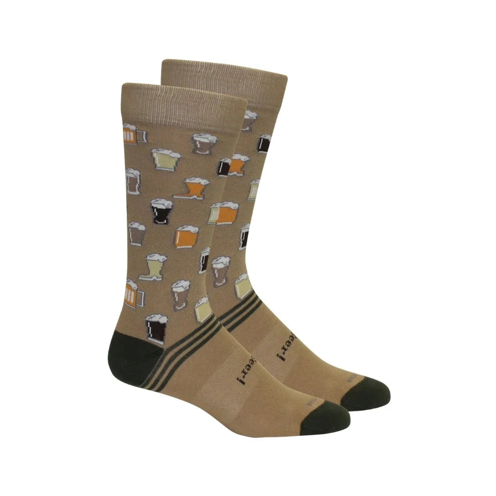 Brown Dog  Hosiery Beerworks Crew Socks