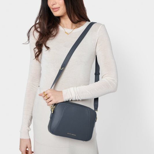 Katie Loxton Hana Crossbody Bag, Slate Blue