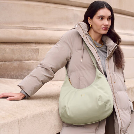 Katie Loxton Nylon-Luxe Sling Shoulder Bag, Matcha