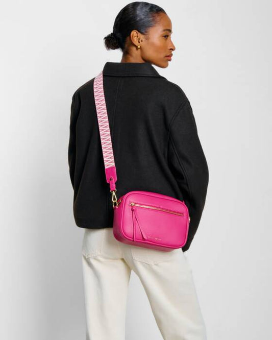 Katie Loxton Hallie Crossbody Bag, Fuchsia