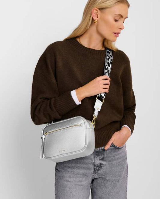 Katie Loxton Hallie Crossbody Bag, Silver