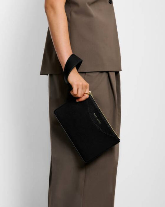 Katie Loxton Alba Wristlet Pouch, Black