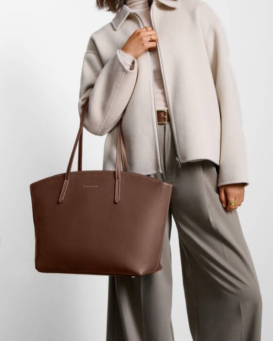 Katie Loxton Harlyn Work Tote Bag,  Chocolate