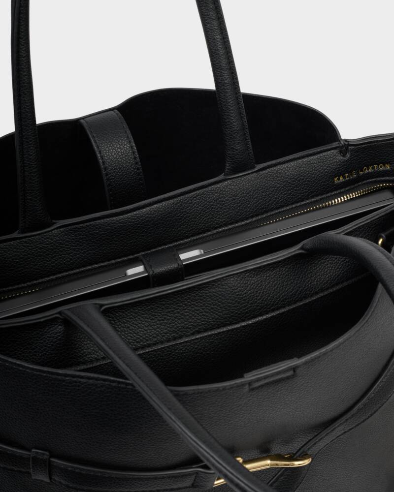 Katie Loxton Maddie Work Tote Bag, Black