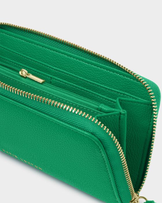 Katie Loxton Lottie Large Wallet, Bright Green