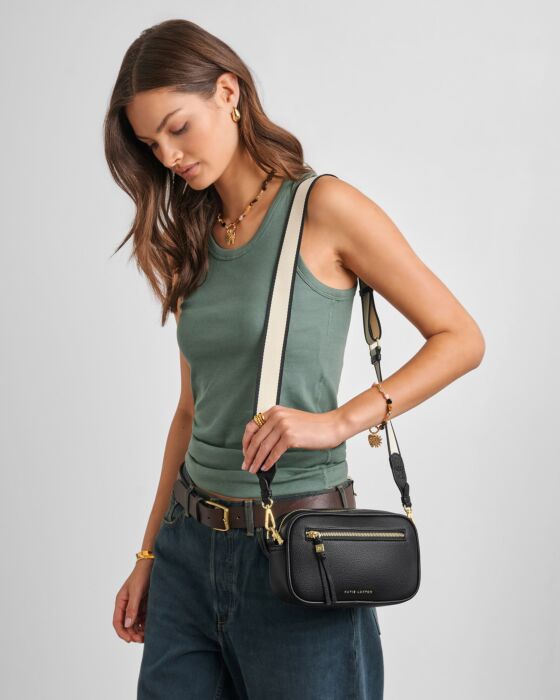 Katie Loxton Lottie Crossbody Bag, Black