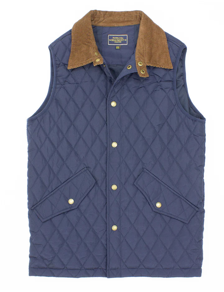 Properly Tied Boys Beaumont Vest Navy