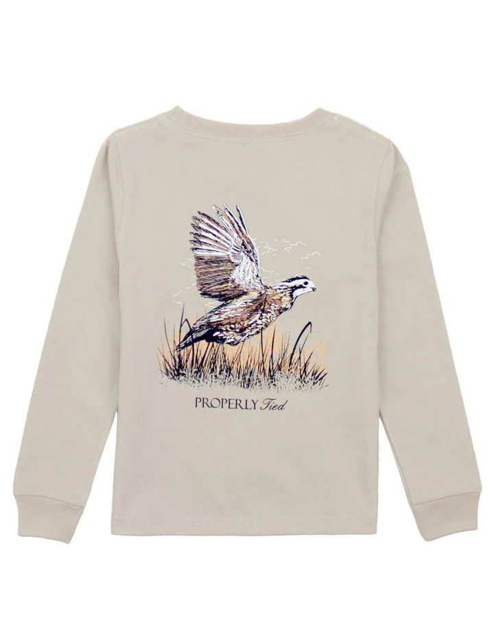 Properly Tied Boys Quail LS Linen