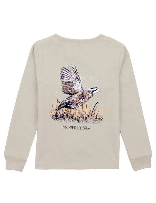 Properly Tied Boys Quail LS Linen