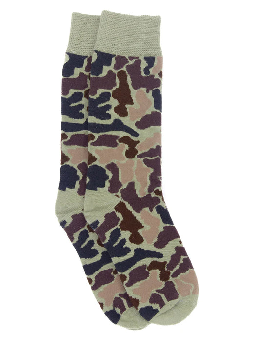Properly Tied Boys Lucky Duck Sock Vintage Camo