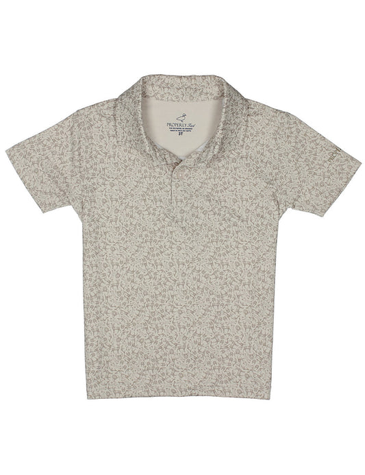 Properly Tied Boys Range Polo, Whitetail