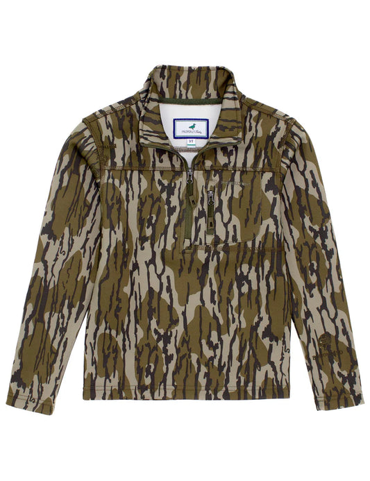 Properly Tied Youth Boys Arctic Pullover Mossy Oak Original Bottomland