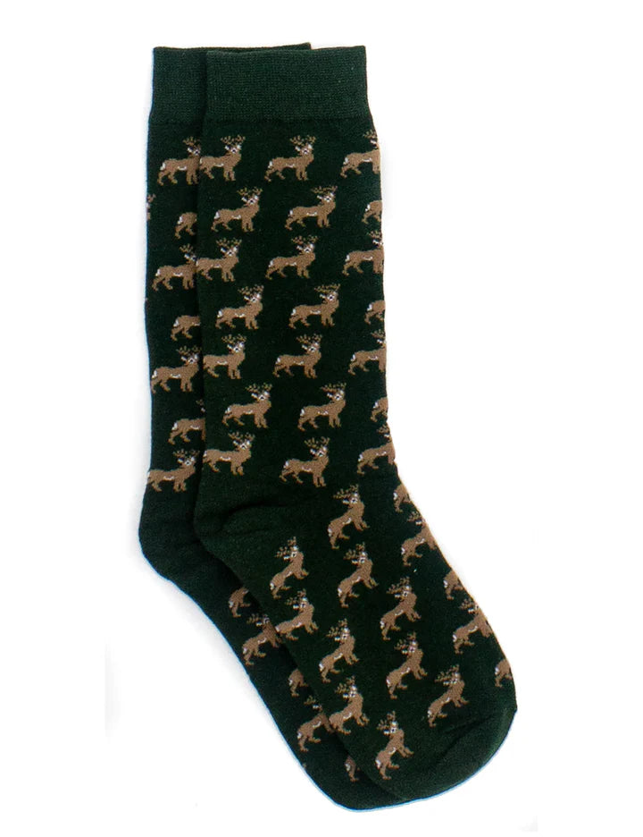 Properly Tied Boys Lucky Duck Sock Whitetail
