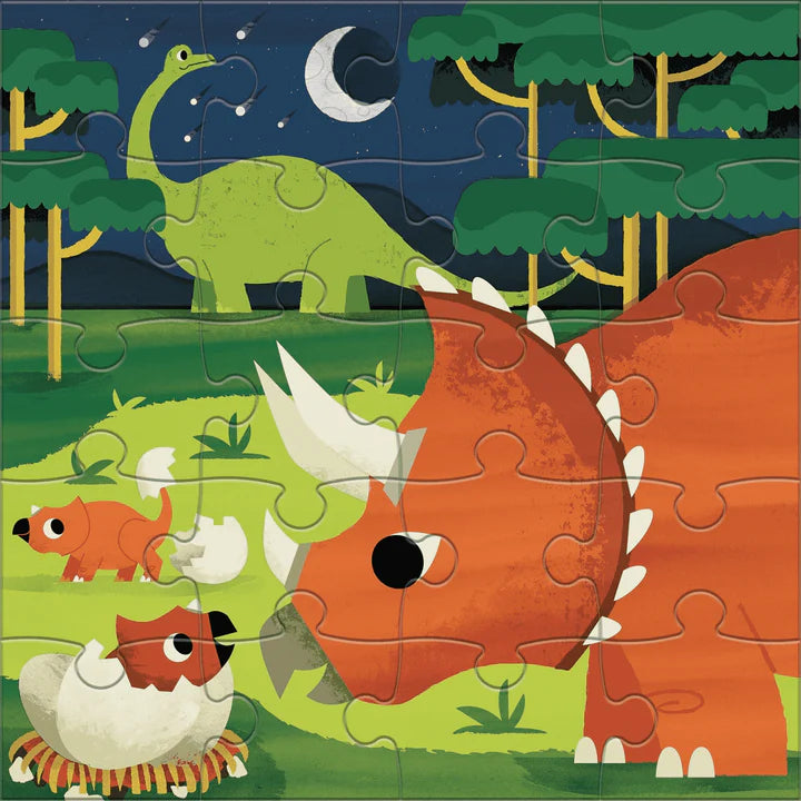 Mudpuppy Mighty Dinosaurs Magnetic Puzzle