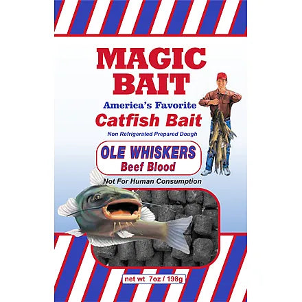 Magic Bait 72-12-7 Ole Whiskers Dough Bait, 7oz Bag, 72-12-7