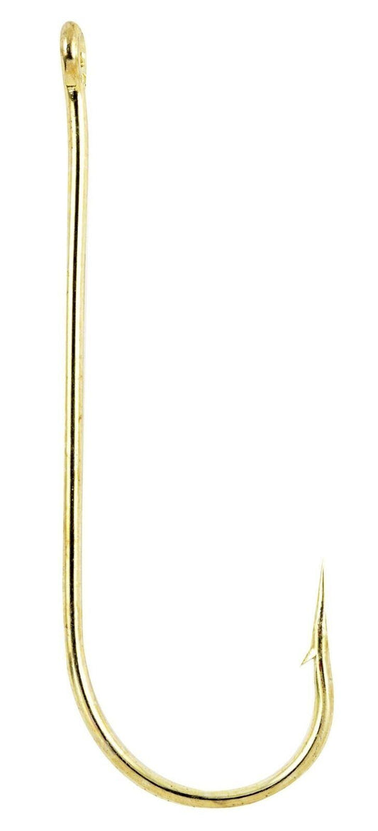 Danielson HXAG-2/0 Aberdeen Hook Single Bag Gold Size 2/0