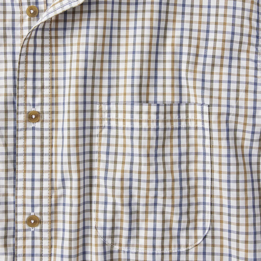 The Sporting Gent Tanner Bamboo Button Down (Shoreline Check)