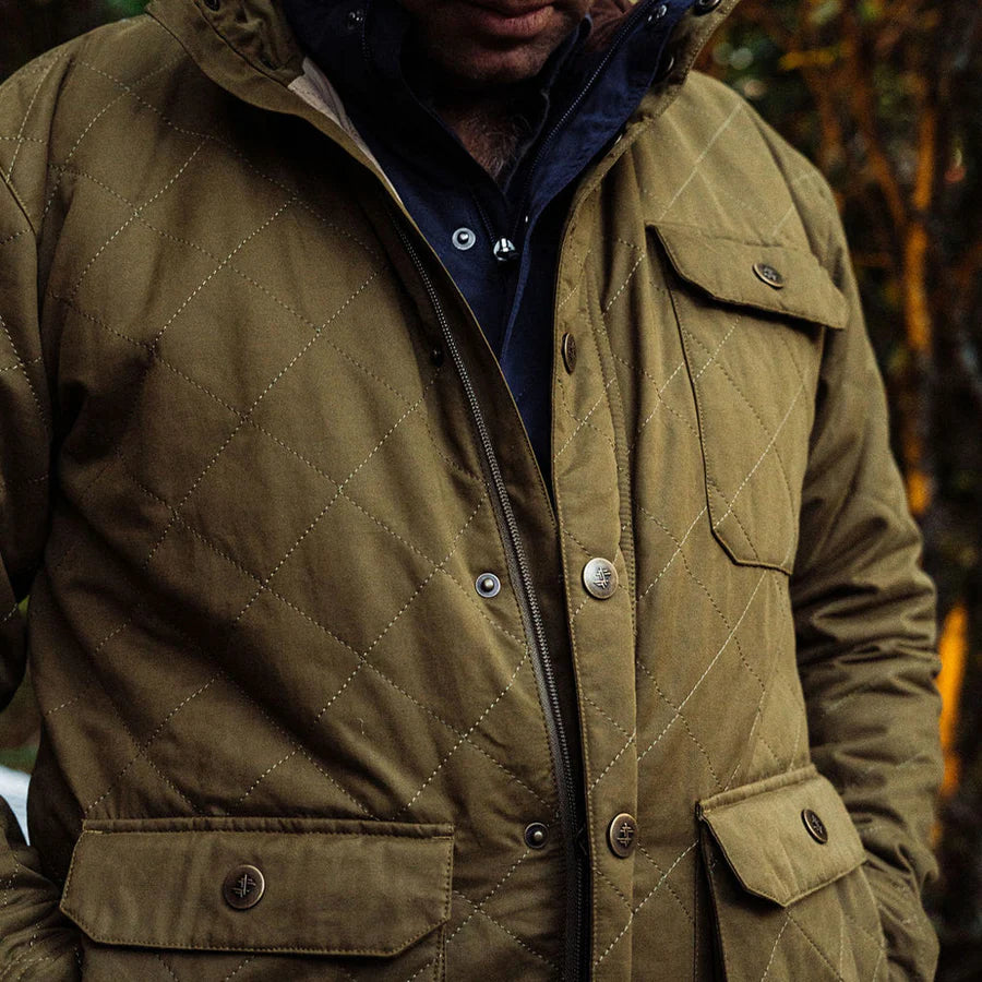 The Sporting Gent Ansel Quilted Jacket (Taupe)