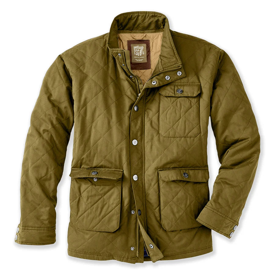 The Sporting Gent Ansel Quilted Jacket (Taupe)