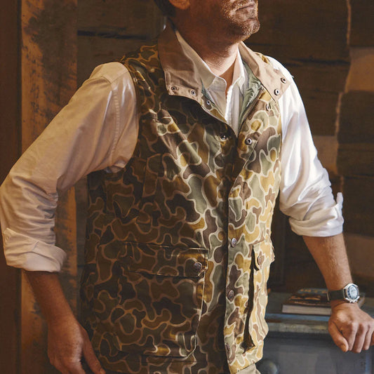 The Sporting Gent Baeron Waxed Vest (Oxbow)