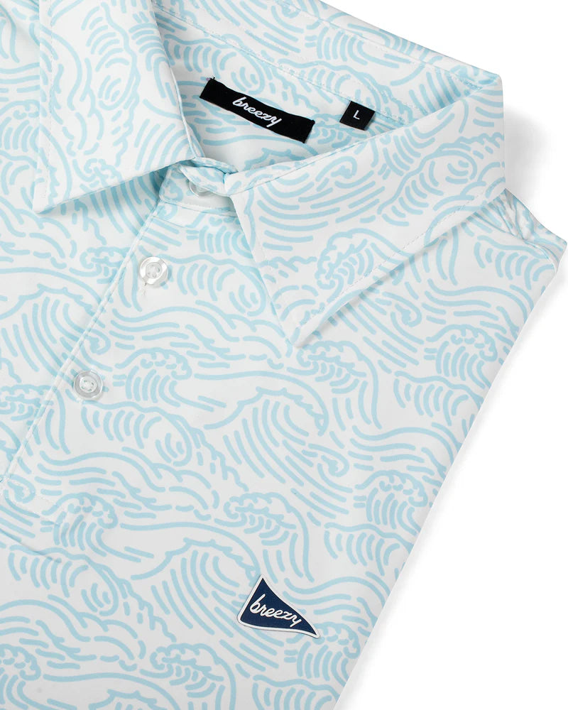 breezy The Crashing Waves Polo