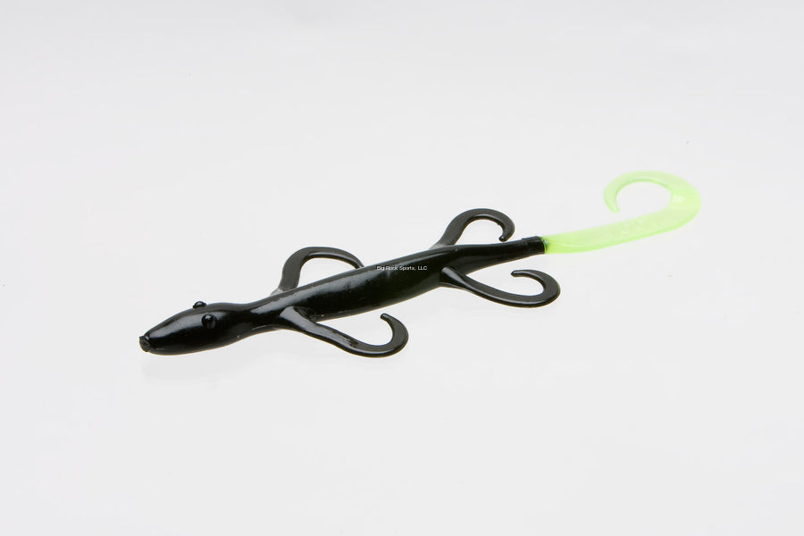 Zoom Lizard 6" Black Chart Tail