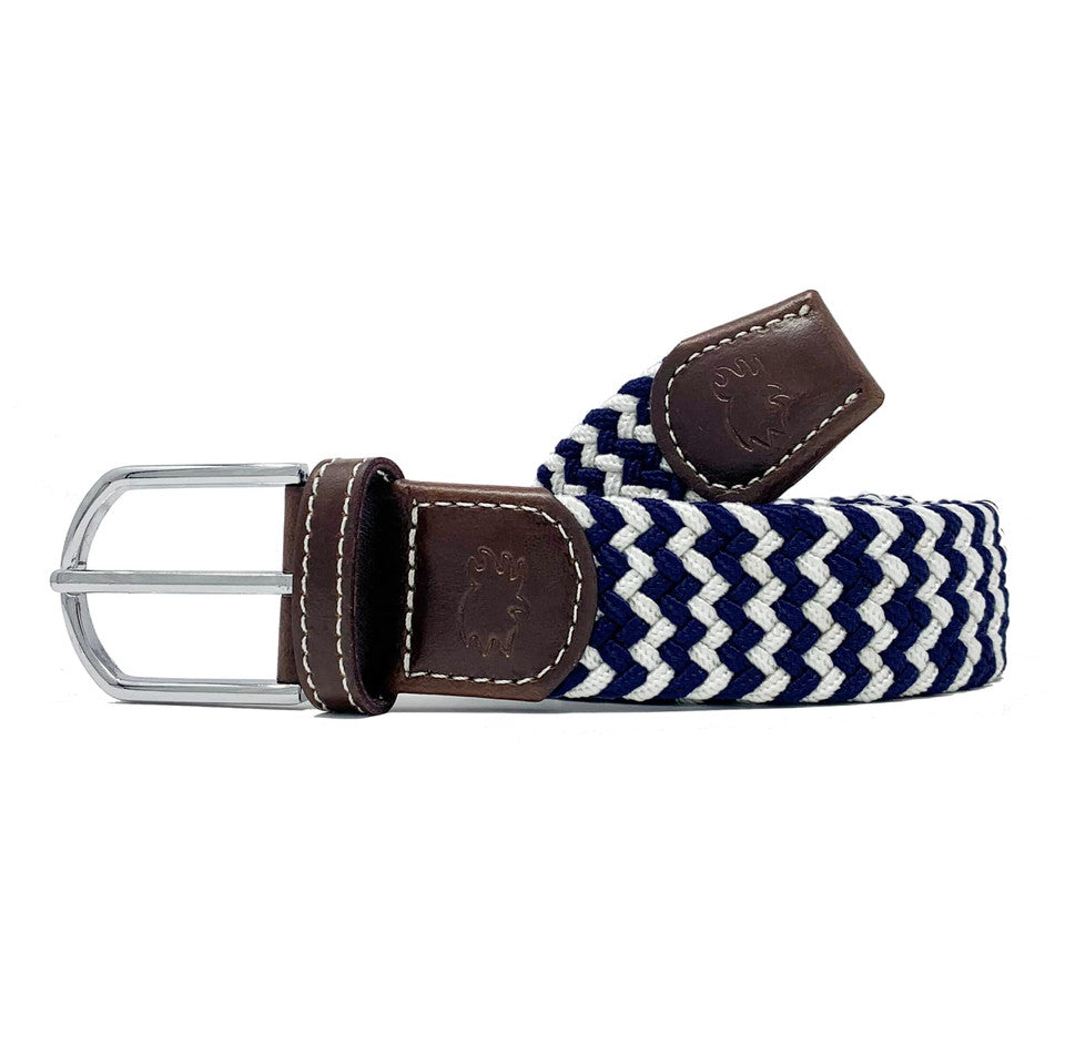 Roostas The Cape Cod Two Toned Woven Stretch Belt