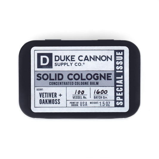 Duke Cannon Solid Cologne Vetiver Oakmoss