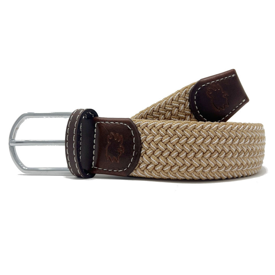 Roostas The Sanibel Two Toned Woven Stretch Belt