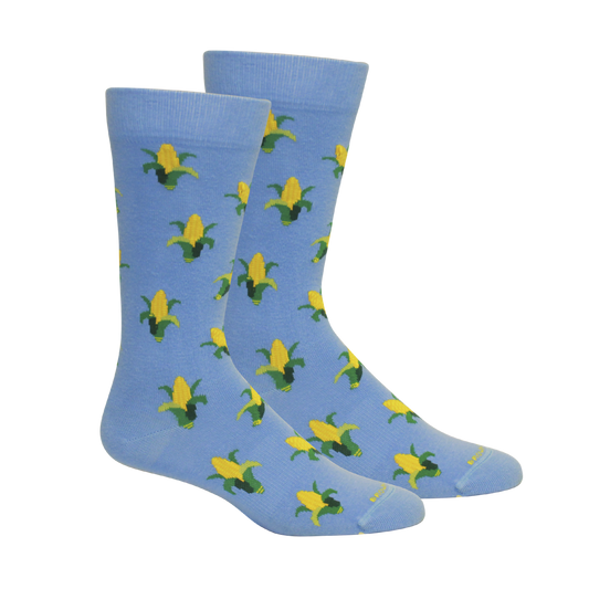 Brown Dog Hosiery Maize Della Blue
