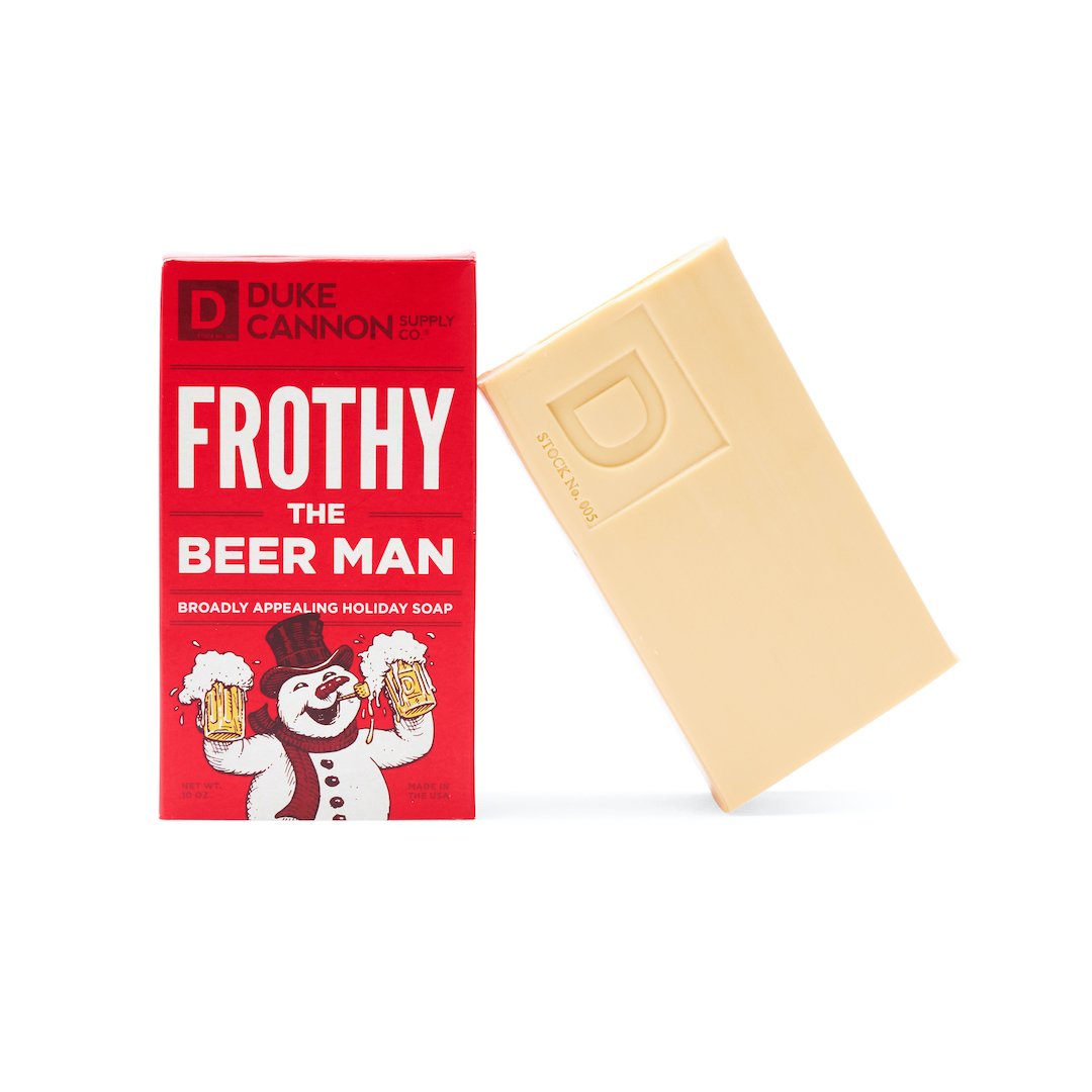 Duke Cannon Frothy the Beer Man Soap