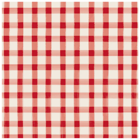 Hester & Cook Red Painted Cocktail Napkins