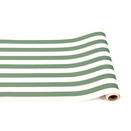 Hester & Cook Dark Green Classic Stripe Runner