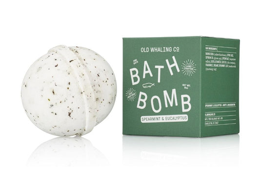 Old Whaling Co Spearmint and Eucalyptus Bath Bomb
