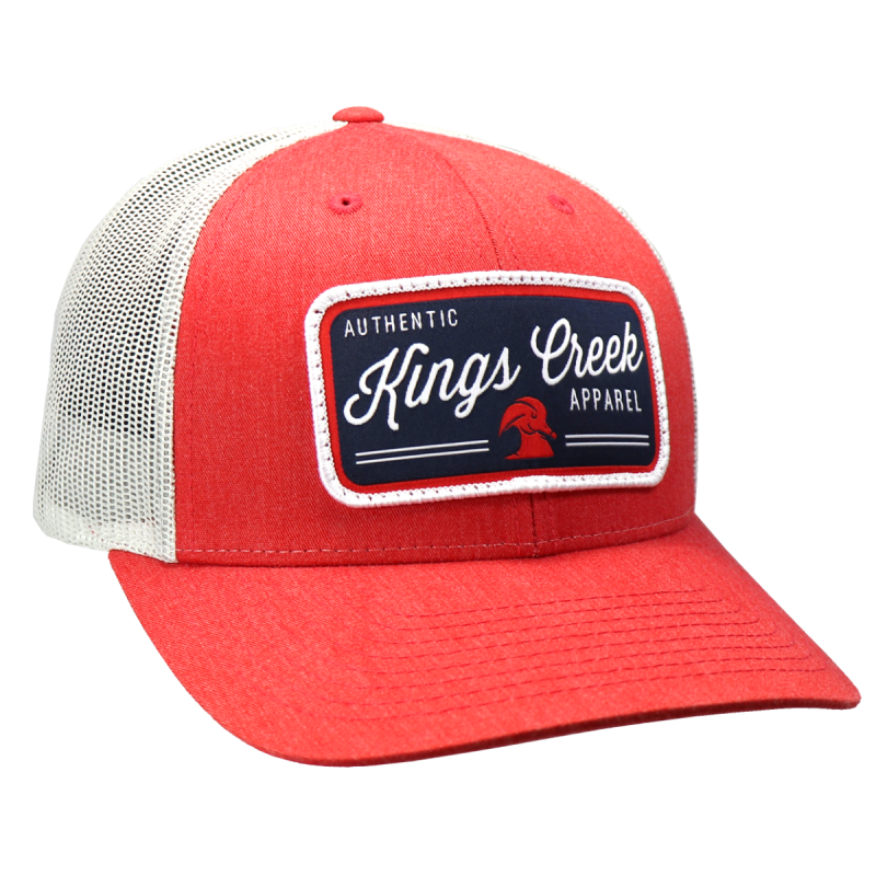 Kings Creek Apparel Authentic Red Patch Hat