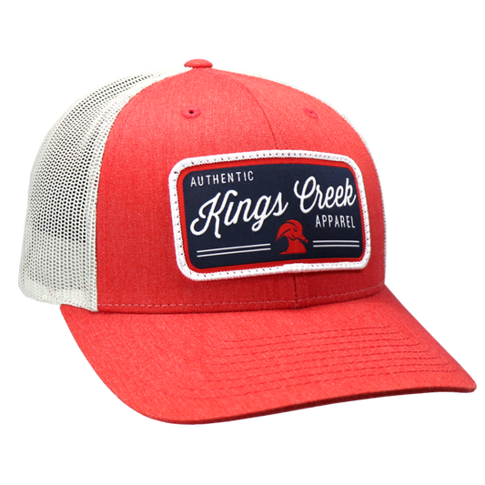 Kings Creek Apparel Authentic Red Patch Hat