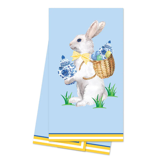 WH Hostess Ginger Jar Bunny  Tea Towel