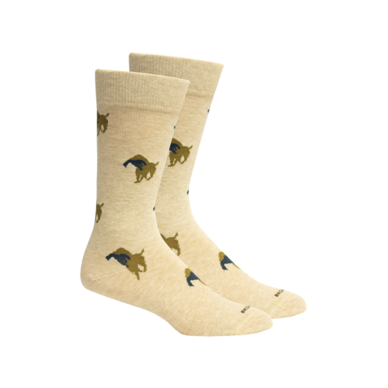 Brown Dog Church Oatmeal Socks