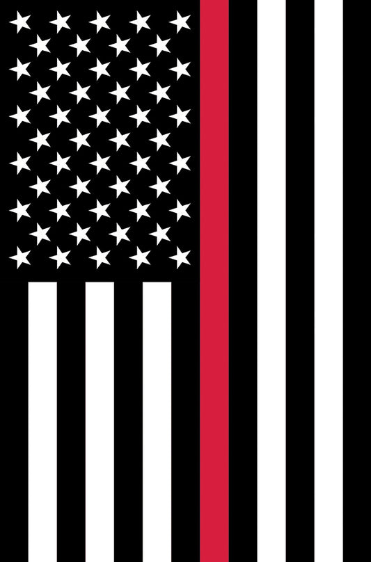 Thin Red Line Flag 12" x 18"