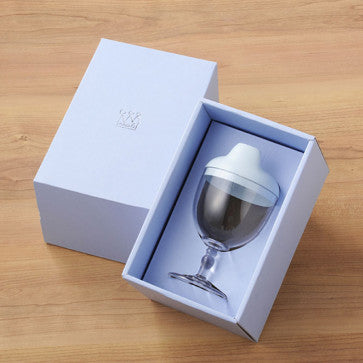 Baby Blue Sippy Wine Cup / Sommelier with box