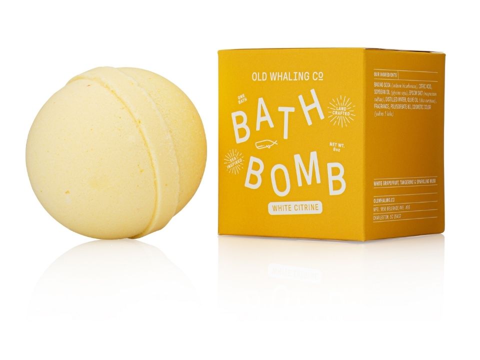 Old Whaling Co White Citrine Bath Bomb